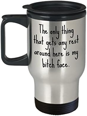 Кафеена чаша За майките в Забавно Пътуване - на Мама Mug - Пътна чаша от Неръждаема стомана за 14 грама