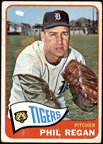 1965 Topps 191 Фил Regan Детройт Тайгърс (Бейзболна картичка) ЧЕСТНО тигри