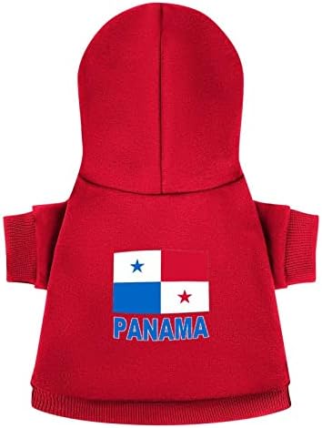 Гордостта на Панама - на Панамския Флаг, Качулки за Кучета, Скъпа Hoody С Качулка, Костюм за Домашен Любимец, Палто, с Шапка
