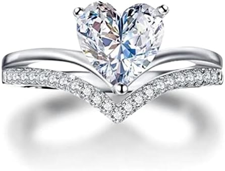 Женски пръстен, гривна, Пръстен на моята прекрасна дъщеря във формата на голям планински кристал с диамантен пръстен Пръстен за любов елегантна