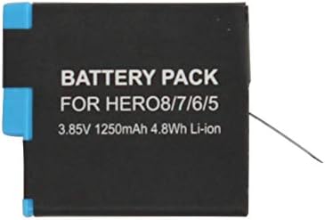 Замяна на батерията AHDBT-801 от 2 комплекти и 1 зарядно устройство за камери GoPro AHDBT-601 - Съвместима с напълно декодированной
