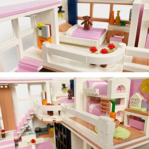 ZYLEDW Комплекти Играчки дизайнери за апартамент приятели, Модел градивни елементи за стаята на момичетата, Идеи за подаръци, за възрастни или деца на възраст от 6 год?