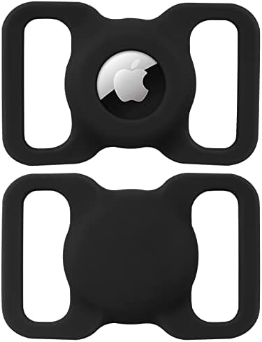 1 Опаковка, притежател на яка с въздушна биркой, Съвместим с Apple Airtag Tracker, Силиконов Защитен калъф Премиум-клас с въздушна