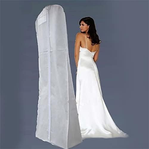 MMLLZEL Дрехи за Сватбената рокля Защитен калъф за дрехи Калъф за сватбена рокля Прахозащитен Седалките Чанта за съхранение Рокли (Цвят: