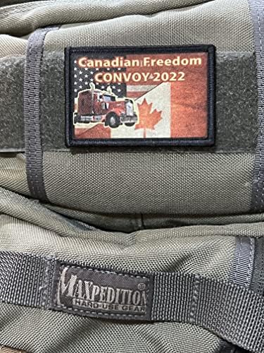 Пластир за морала на Канадския конвой Свобода 2022 -Произведено в САЩ - Кръпка за конвой на свобода