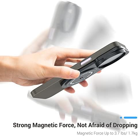 Магнитно закрепване на филтър на обектива за iPhone 13 Pro Max, Система Магнитни филтри за Резьбового 49 мм филтър, с Магнитен калъф и противоотражающей блендой обектив, ст?