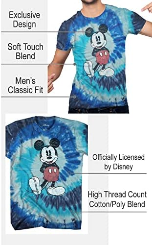 Мъжка тениска Disney с Мики Маус в Реален Размер, Изтъркан вид