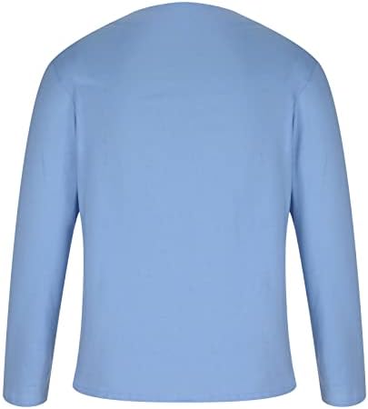 Мъжки тениски, Есенни Ежедневни Обикновена Пуловери с дълъг ръкав и V-образно деколте, Модни Приталенные Блузи, Потници