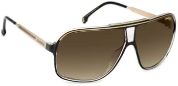 Мъжки слънчеви очила Carrera GRAND PRIX 3 с черен златен и Кафяв оттенък 64/9/135
