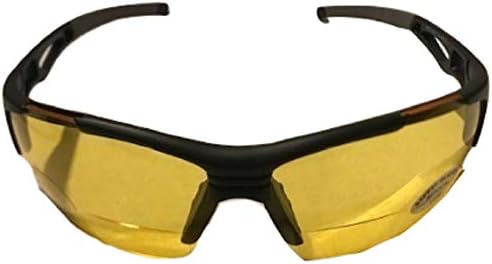 Защитни очила Jackson HD за нощно шофиране с бифокальными считывателями, Слънчеви Очила Унисекс в Полукадровой рамки с жълти лещи за мъже