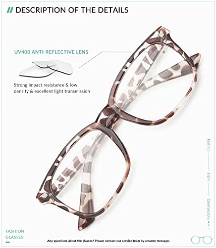 Gaoye, 3 опаковки на Очила За четене, Блокер Синя Светлина Компютърни Ридеры, Анти-UV-Светлина, Модерен Квадратни Рамки За очила Nerd, Женски, Мъжки