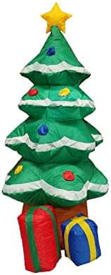Два комплекта бижута за Коледно парти, в комплекта са включени надуваема коледно дърво е с височина 4 фута и коледен надуваем снежен човек