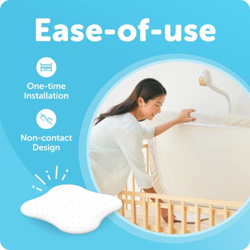 Комплект за безопасност на сън Cubo Ai - Включва интелигентен следи бебето за нощно виждане 1080p HD Cubo Ai Plus с 3 щанд и сензорен панел за сън | Активни сигнали за сигурност с