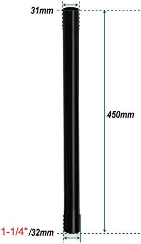 Удлинительные накрайник за прахосмукачка Орли 1-3/8 , вакуум маркуч 35 мм, Пластмасова наставка с Дължина до 34 см, Вакуумна