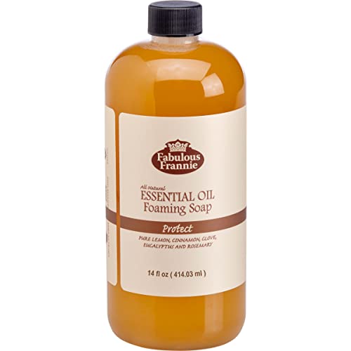 Страхотно Пенящееся сапун за ръце Frannie Protect ЗАРЕЖДАНЕ 14 грама, Произведени на базата на естествени Чисти Неразбавленных етерични масла