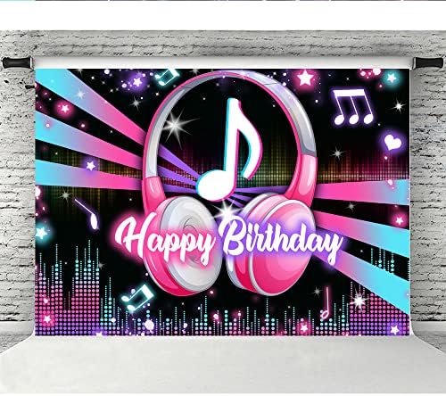 Лофарис Lofaris Популярната Музикална Тема На Фона на партито по случай рождения Ден на Музиката Фон честит Рожден Ден, Деца, Възрастни Голям Музикален диджей за Рожде