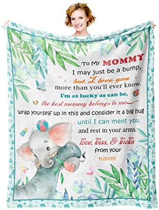 Xutapy Подаръци за нова майка за жени, Одеало за бъдещи майки 60 'x 50', Идеи за подарък за мама За първи път, най-Добрият подарък