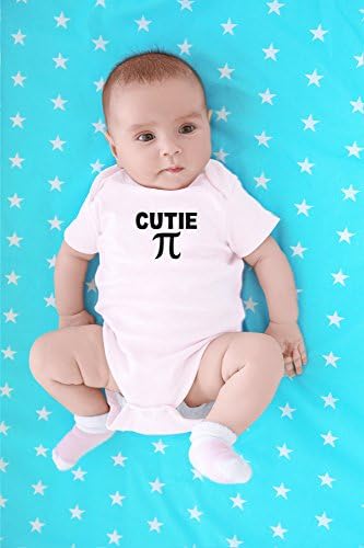Луд Bros Tees Cutie Pie - Математическа Пародия, Забавен Сладък Новост, едно Парче Детски Боди За новородени