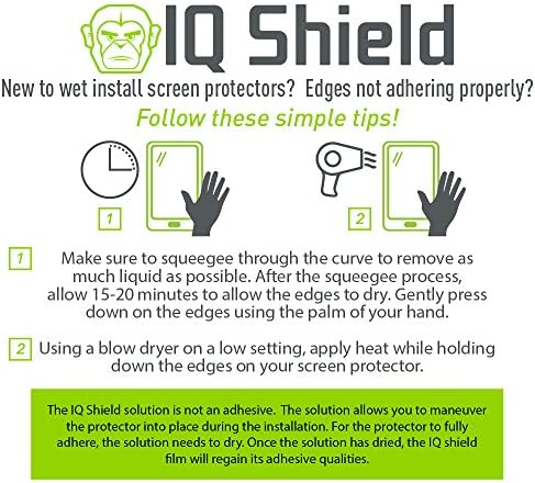 Матово Защитно фолио IQ Shield, която е Съвместима с Samsung Galaxy S7 Edge, Антибликовая и Противопузырьковая филм