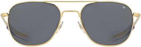 Слънчеви очила AO Original Pilot - Златисто-Сиви лещи SkyMaster от стъкло Истински цветове - Байонетный Дужек - Поляризирани
