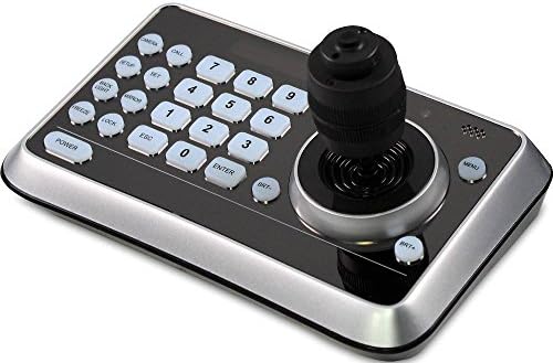 Контролер за PTZ камери Lumens VS-K20, Джойстик за завъртане/ наклон/ мащабиране и фокусиране, Интерфейси за комуникация RS-232/RS-422,
