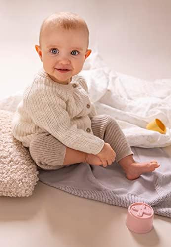 Пуловер-жилетка Stellou & friends от плътен памук, за Бебета, Малки момчета и Момичета (от раждането до 4 години)
