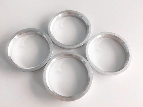 NB-AERO (4) Алуминиеви Центрирующие пръстени на главината от 71,12 мм (колелце) до 63,4 мм (Ступица) | Централно пръстен на главината от 63,4 мм до 71,12 мм