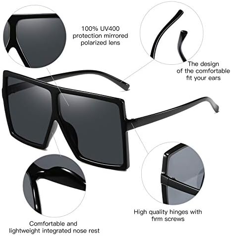 Слънчеви очила Hilbalm (3 опаковки), за Жени И за Мъже В стил Ретро-Авиатор, Квадратни Очила с Класическа Рамка От сплав