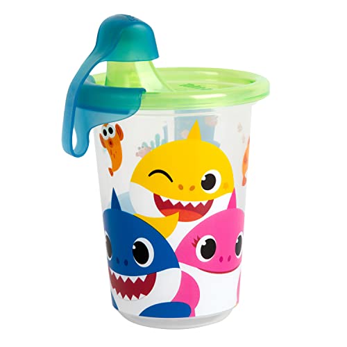 Sippy-чаши Pinkfong Baby Shark за първите години от живота си - за Многократна употреба чаши за деца с капаци - Комплект за