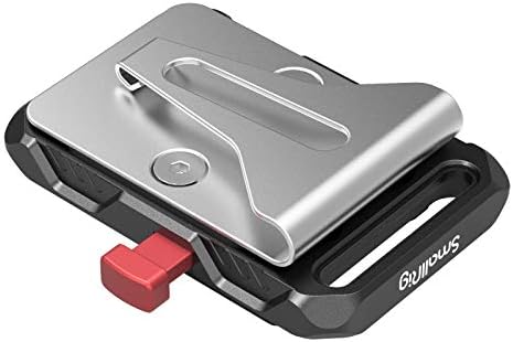 Батарейная плоча SmallRig Mini с V-образен стена, Батарейная плоча с V-Образно закопчаване с клипс за колан за захранване на камерата - 2990
