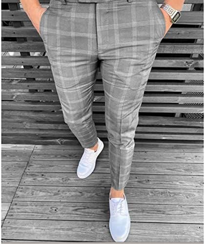 Мъжки Панталони за почивка ZEFOTIM Slim Fit Fashon за Ежедневните си Бизнес Работни Панталони