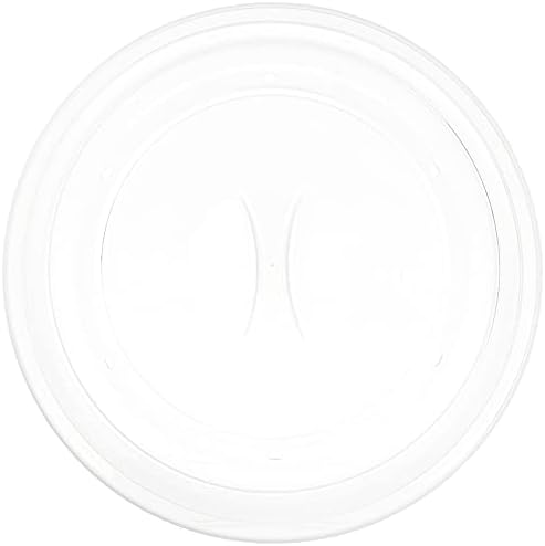 Пластмасов капак за микровълнова печка Nordic Фаянс, не съдържа бисфенол А и меламин, 10 инча (опаковка от 2 броя), Бистра