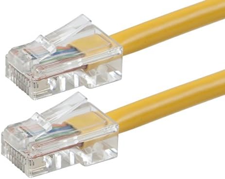 Свързване на Ethernet кабел Monoprice Cat6 - 5 Метра - Червен, RJ-45, Блокирани, 550 Mhz, UTP, Чисти гола носа и горната част на Меден проводник, 24AWG - Серия Zeroboot