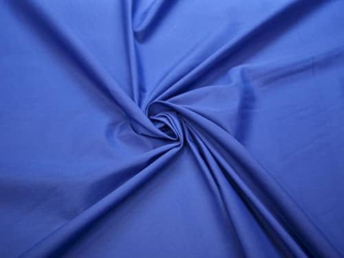 THE DESIGN CART Кралската Синя Однотонная опаковка от мека памучна вискозен плат с ширина 3 м 43 инча-109 см за декоративно