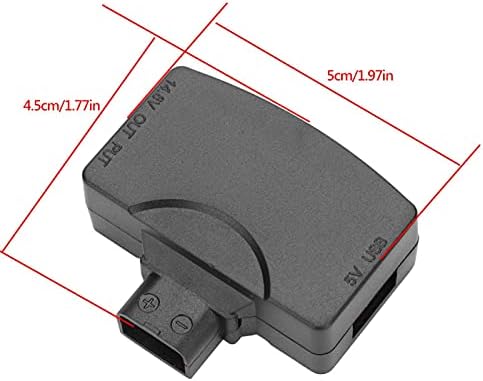 SALALIS Лаптоп USB-адаптер D-Tap за 5-за видеокамери с V-Образно Стена, Батерия за фотоапарат BMCC
