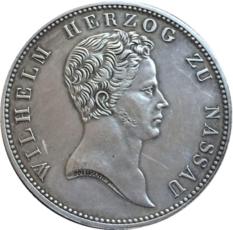 Немски монети 1836 Г., Медна, със сребърно покритие, Старинни Монети, Монета Събиране на ръчно изработени, подлежащи на выдуванию