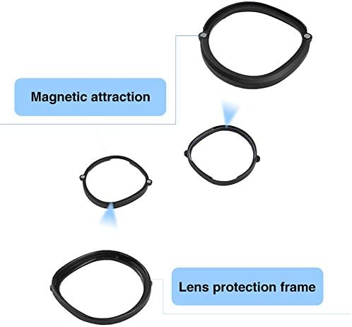 CALIDAKA 1 чифт Магнитни лещи за очила с защита от синя светлина за Oculus-Quest 2 със защита От синя светлина, Аксесоари за очила Oculus-Quest 2, Аксесоари За очила за виртуална реал?