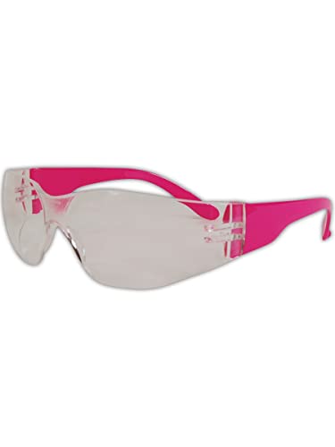 Защитни очила Magid Y10632C Gemstone Myst Y10 с цветни висками, Височина 13,39 инча, Ширина 16,34 инча, Дължина на 20,47 инч, Удароустойчив, Стандартни, Розови