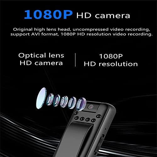 Компактен видео Рекордер за спортове на открито - Мини камера за тялото на Камера за Нощно виждане Hd 1080p Обектив със завъртане