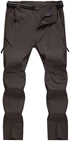 Мъжки туристически Панталони-Карго KELOIFUT, бързо съхнещи Улични Водоустойчиви Леки Планински Дишащи Работни Панталони С джоб с цип