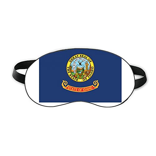 Контурный Флаг на Щата Айдахо Sleep Eye Shield Мека Нощна Превръзка На очите Козирка