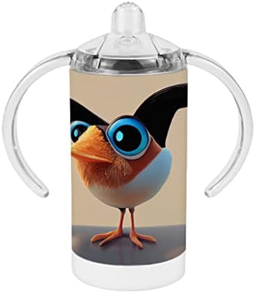 Чаша за Sippy с Шарени птици - Мультяшная Детска Чаша За Sippy Цветна чаша За Sippy