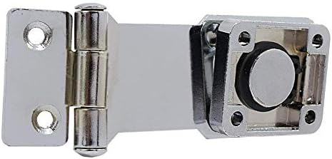 Засовной заключване BTMB с ключ 2,5-Инчови Затвори с Винтовым монтиране на малки врати В опаковка от 2 еднакви брави с ключ