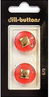 Копчета за Копър 20 mm 2 елемента Джолан Червен / Златен
