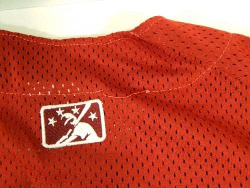 Clearwater Threshers #10 Използван в играта Червена Риза XL DP13212 - Използваните В играта Тениски MLB