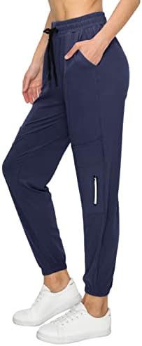 ВИНАГИ Дамски спортни панталони за джогинг с джобове - Меки Пълни с панталони и Капри