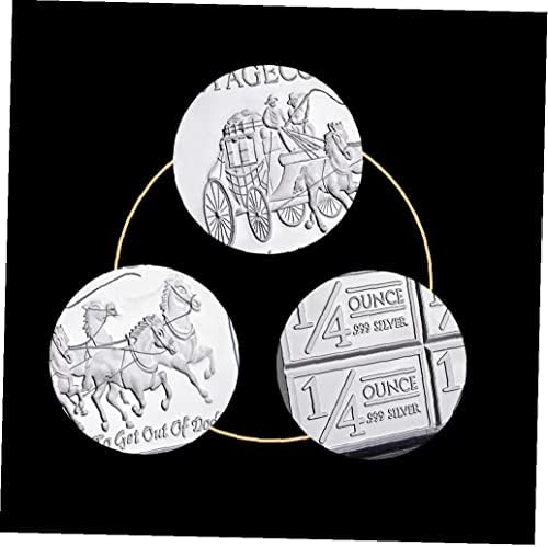 Froiny 1 бр Канадската Възпоменателна Монета Посеребренный Каретный Блок Художествена Колекция Подарък