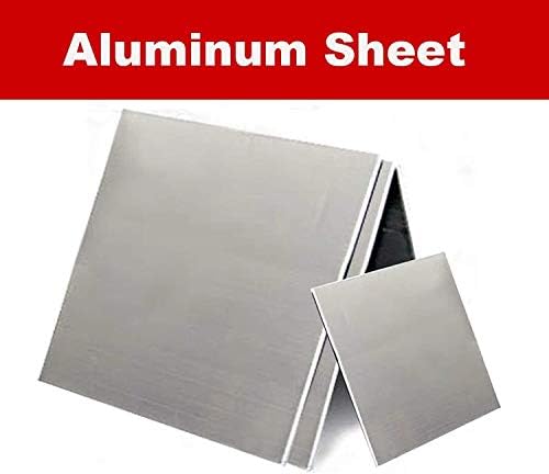 месинг лист 6061 Алуминиева плоча е Метален лист, лесно полируемый, дебелина 5 мм, 200 × 200/300 × 300 mm, за да работи и проекти
