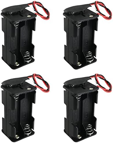 Комплект отделението за батерията ZZLZX 4AA, 4 комплекта на Притежателя батерии тип АА батерии 4x1,5 и комплект защелкивающихся конектори за батерии от Тип I