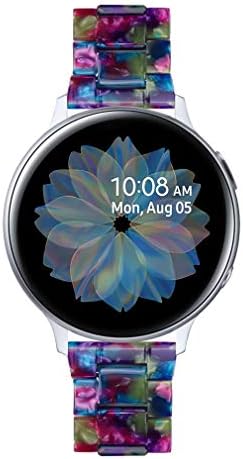 Въжета от смола, съвместими с Galaxy Watch4 40 мм 44 мм/ Galaxy Watch4 Classic 42 мм и 46 мм/ Galaxy Watch3 41 мм, каишка за часа и 20 мм